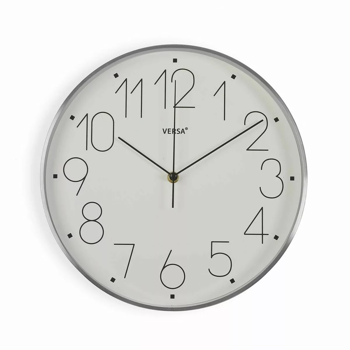 Wanduhr Versa Weiß 4,4 X 25,8 X 25,8 Cm Aluminium günstig online kaufen