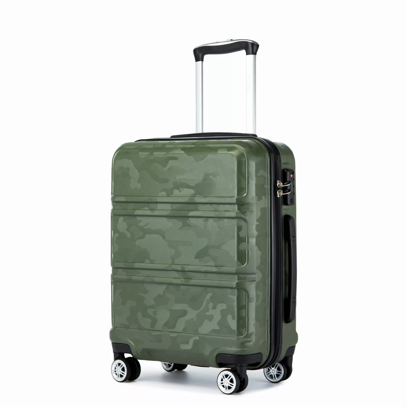 KONO Hartschalen-Trolley mit TSA-Schloss - Reisekoffer günstig online kaufen