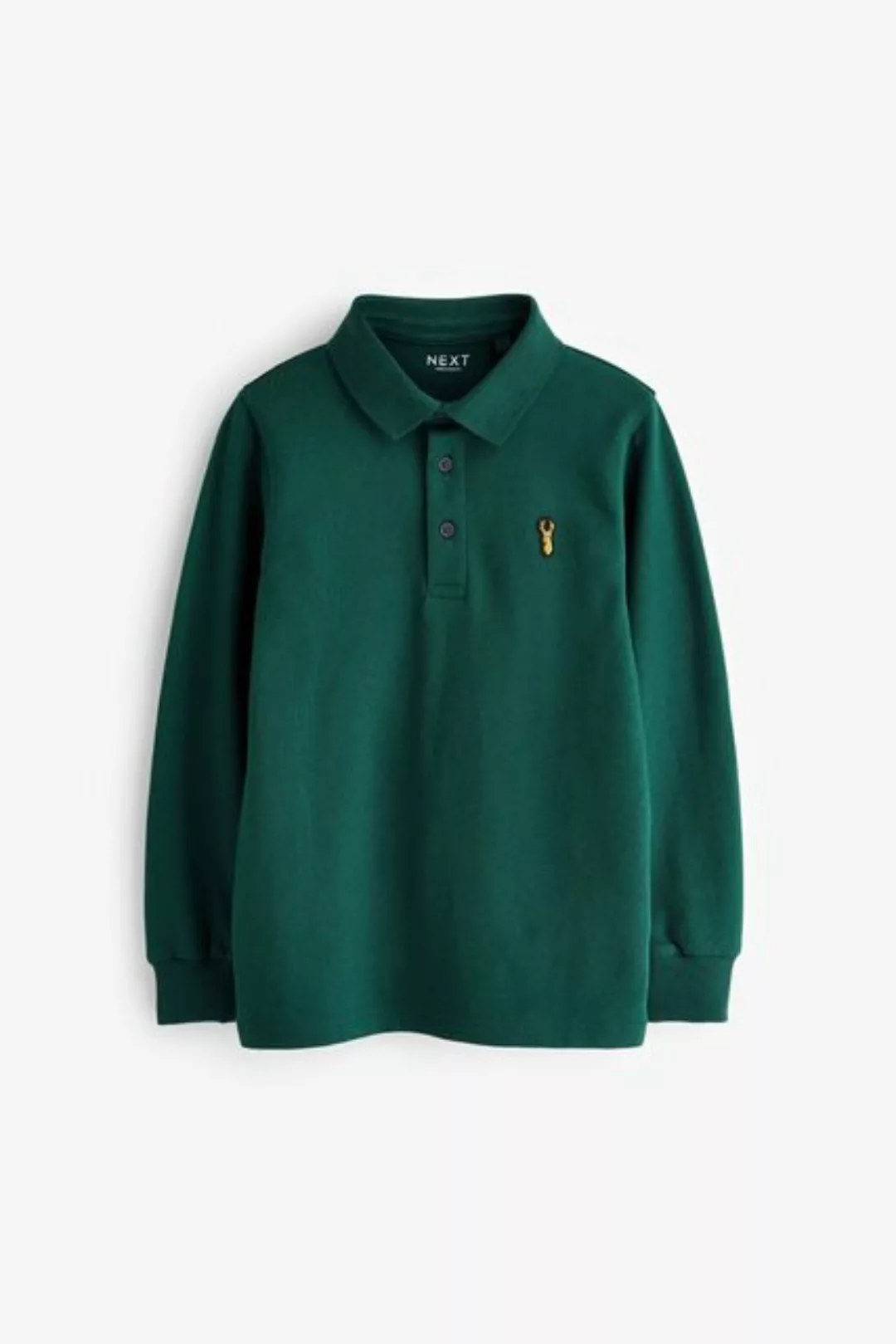 Next Langarm-Poloshirt Langärmeliges Polo-Shirt (1-tlg) günstig online kaufen