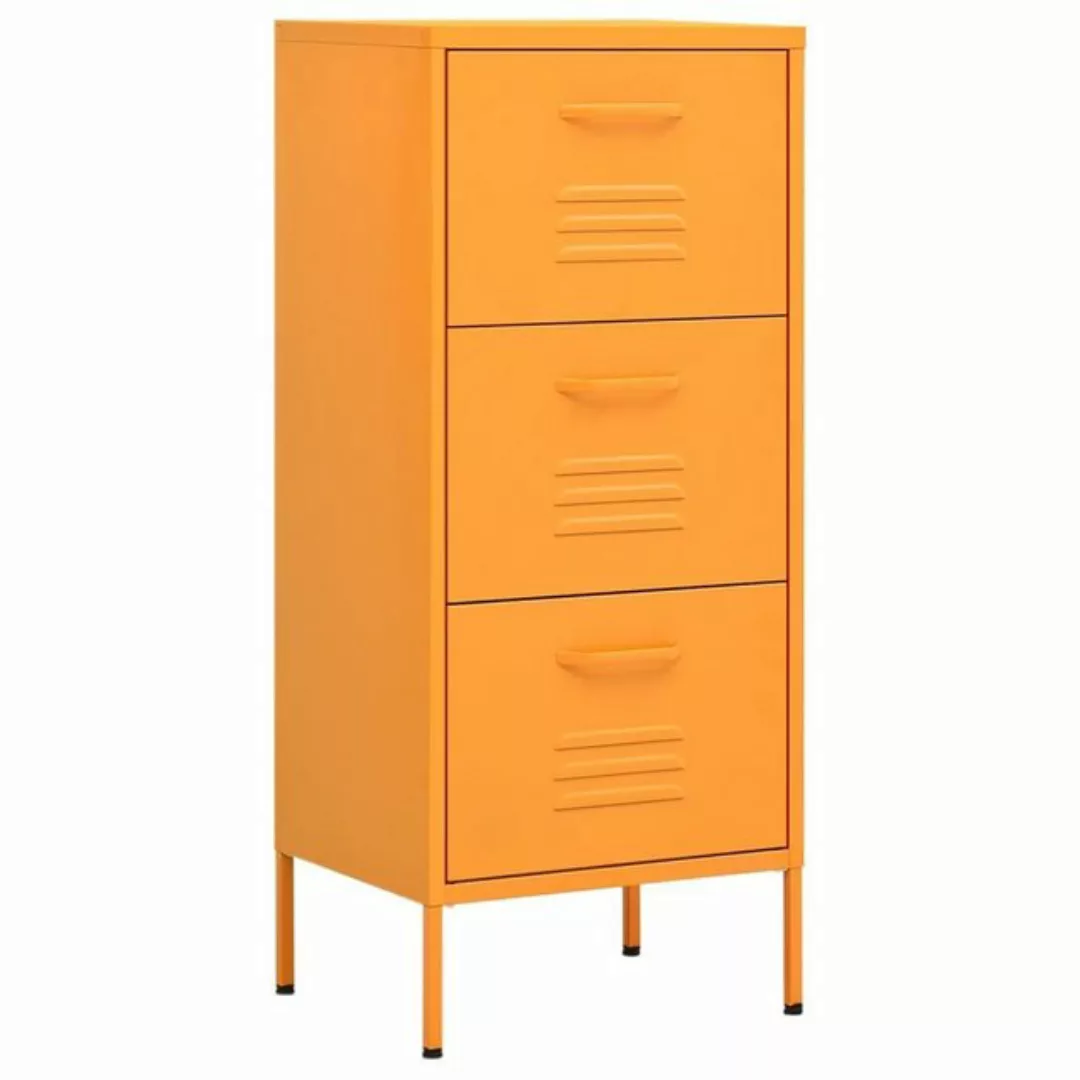 vidaXL Aktenschrank Lagerschrank Senfgelb 42,5x35x101,5 cm Stahl günstig online kaufen