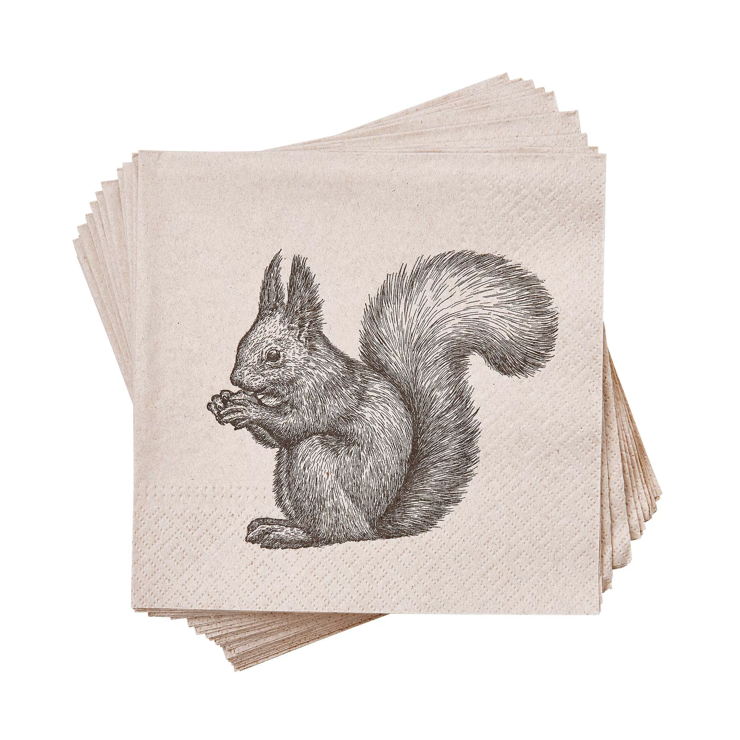 APRÉS Papierserviette recycelt Eichhörnchen 20 Stück günstig online kaufen