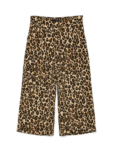 Vero Moda Stoffhose Kurze Culotte mit Leopardenmuster weiter Schnitt VMCOCO günstig online kaufen