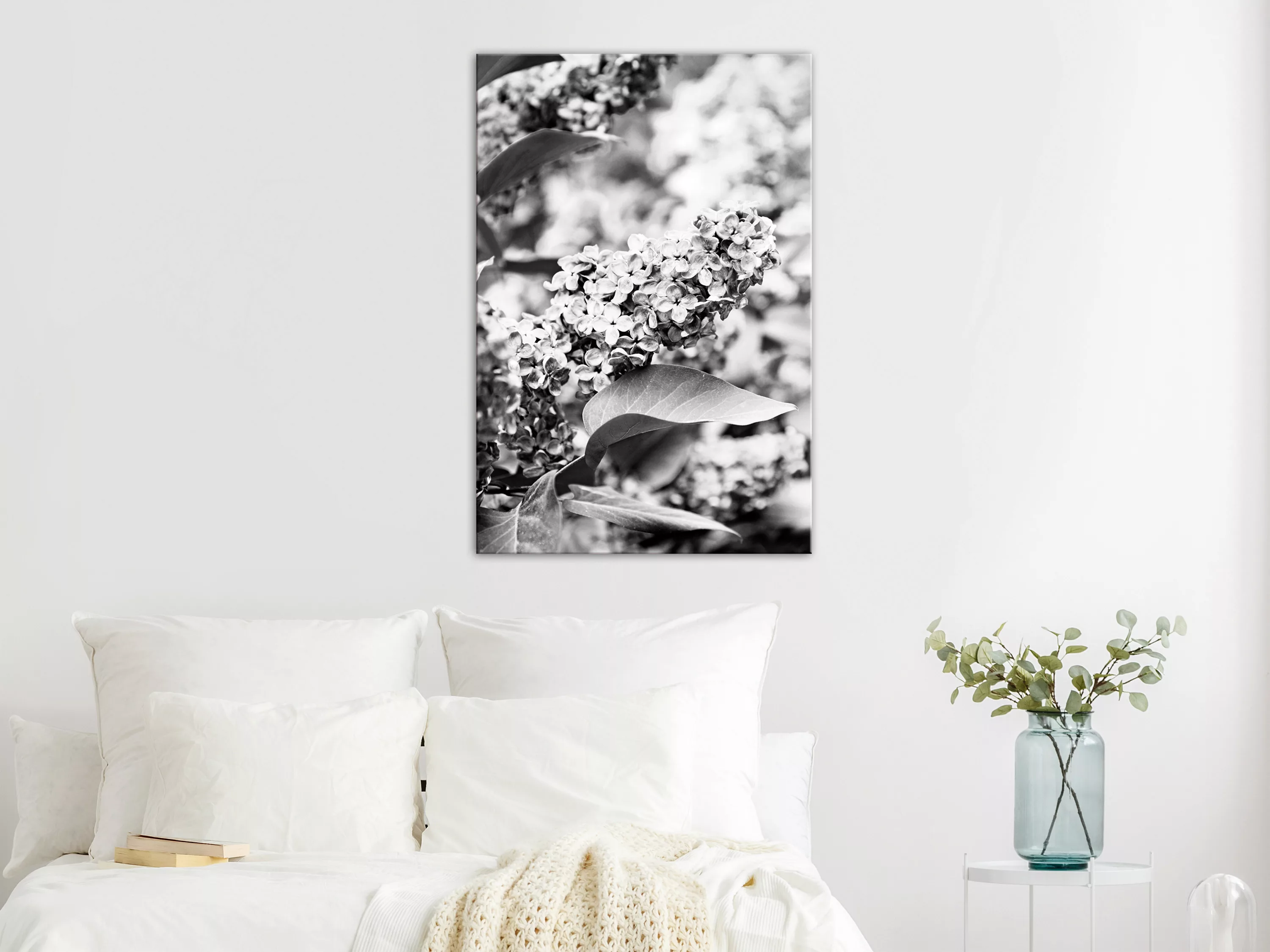 Wandbild - Monochrome Lilac (1 Part) Vertical günstig online kaufen