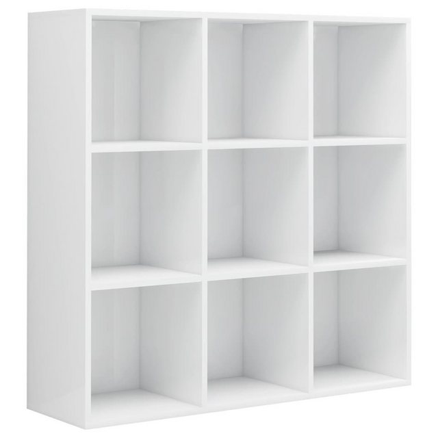 furnicato Bücherregal Hochglanz-Weiß 98x29x97,5 cm Holzwerkstoff, 1-tlg. günstig online kaufen