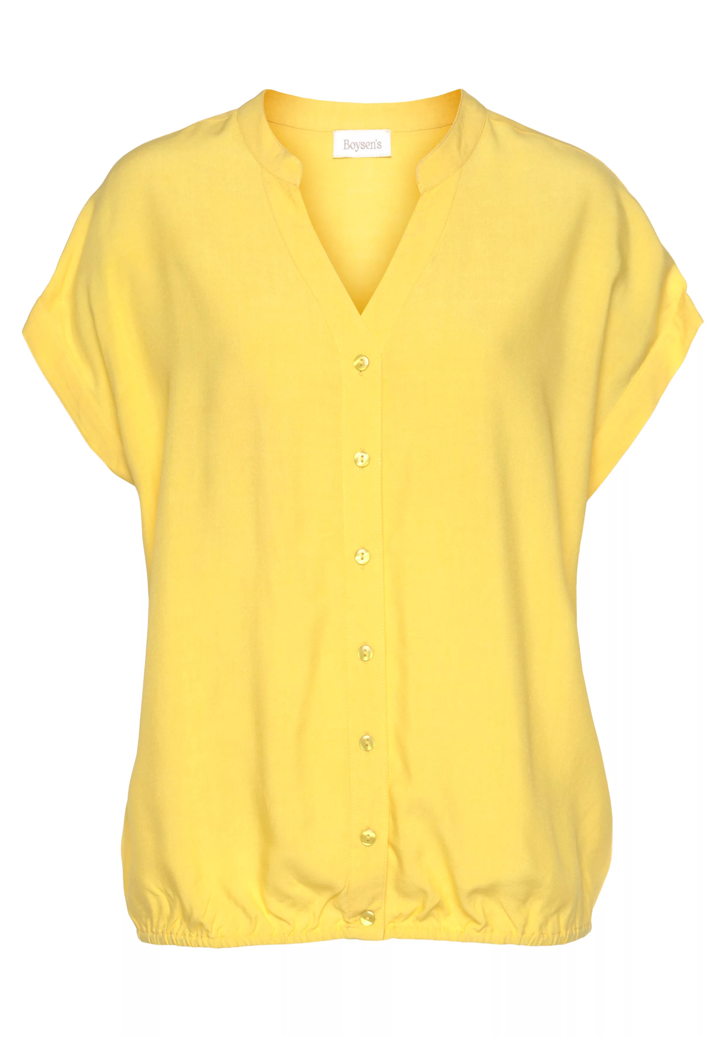 Boysens Hemdbluse, im Oversized-Style mit Ballonsaum günstig online kaufen