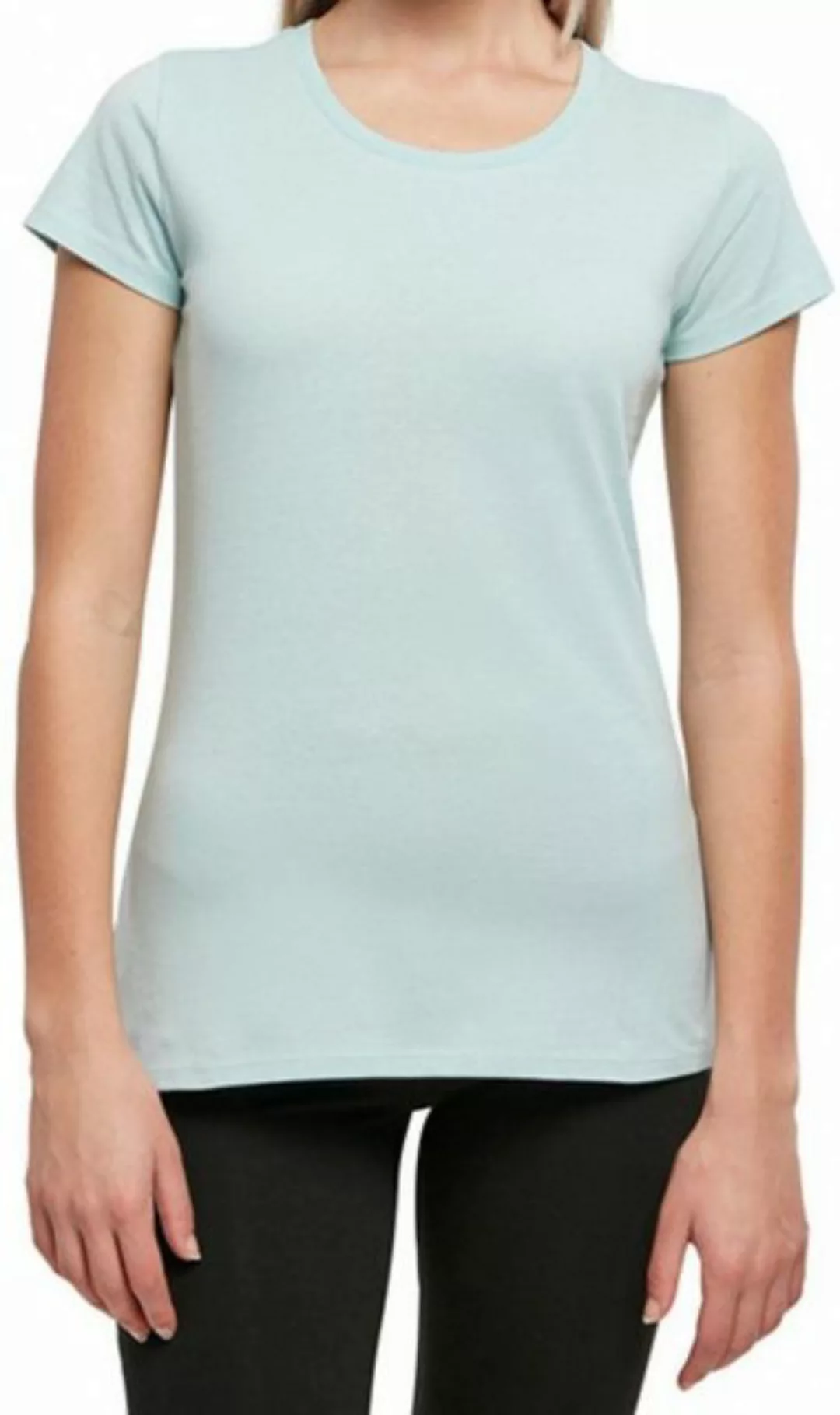 Build Your Brand Rundhalsshirt Ladies´ Basic Tee Kurze, eingesetzte Ärmel günstig online kaufen