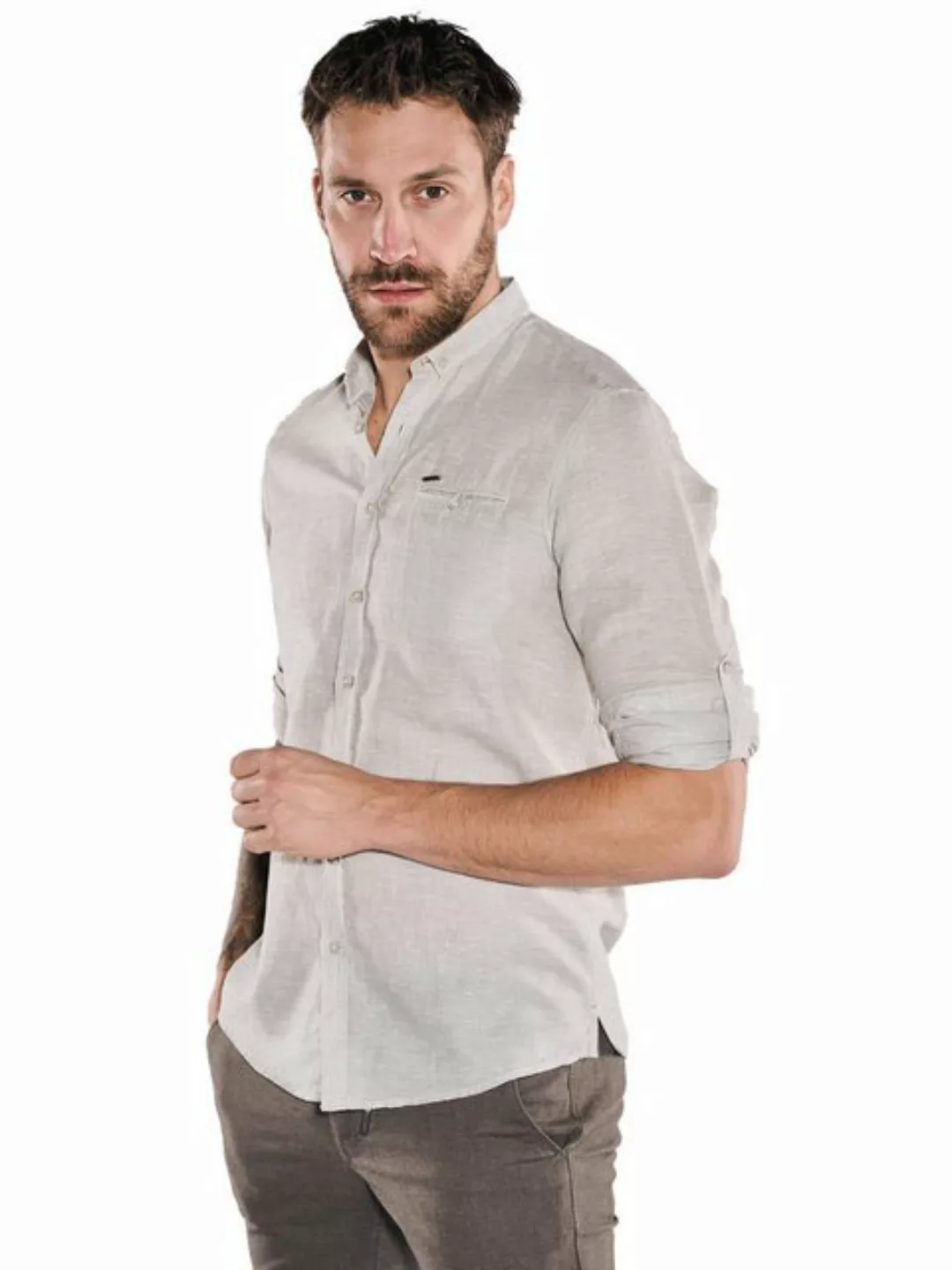 emilio adani Langarmhemd Langarm-Hemd uni günstig online kaufen