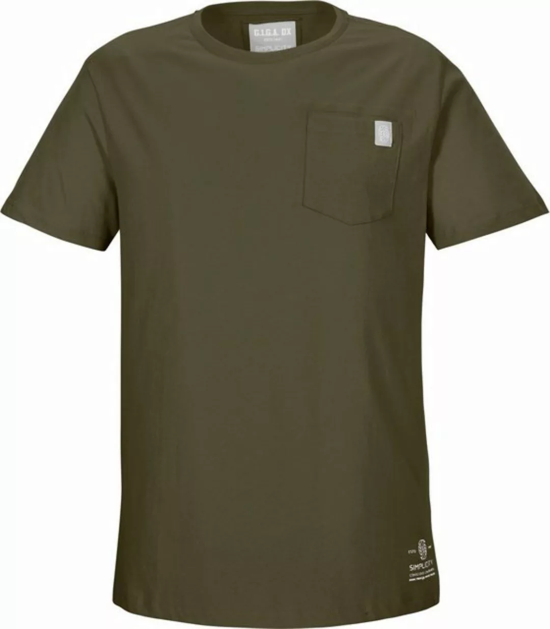 G.I.G.A. DX T-Shirt GS 43 MN TSHRT GOTS oliv günstig online kaufen