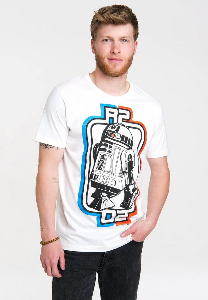 LOGOSHIRT T-Shirt R2D2 - Krieg der Sterne mit auffälligem Print günstig online kaufen