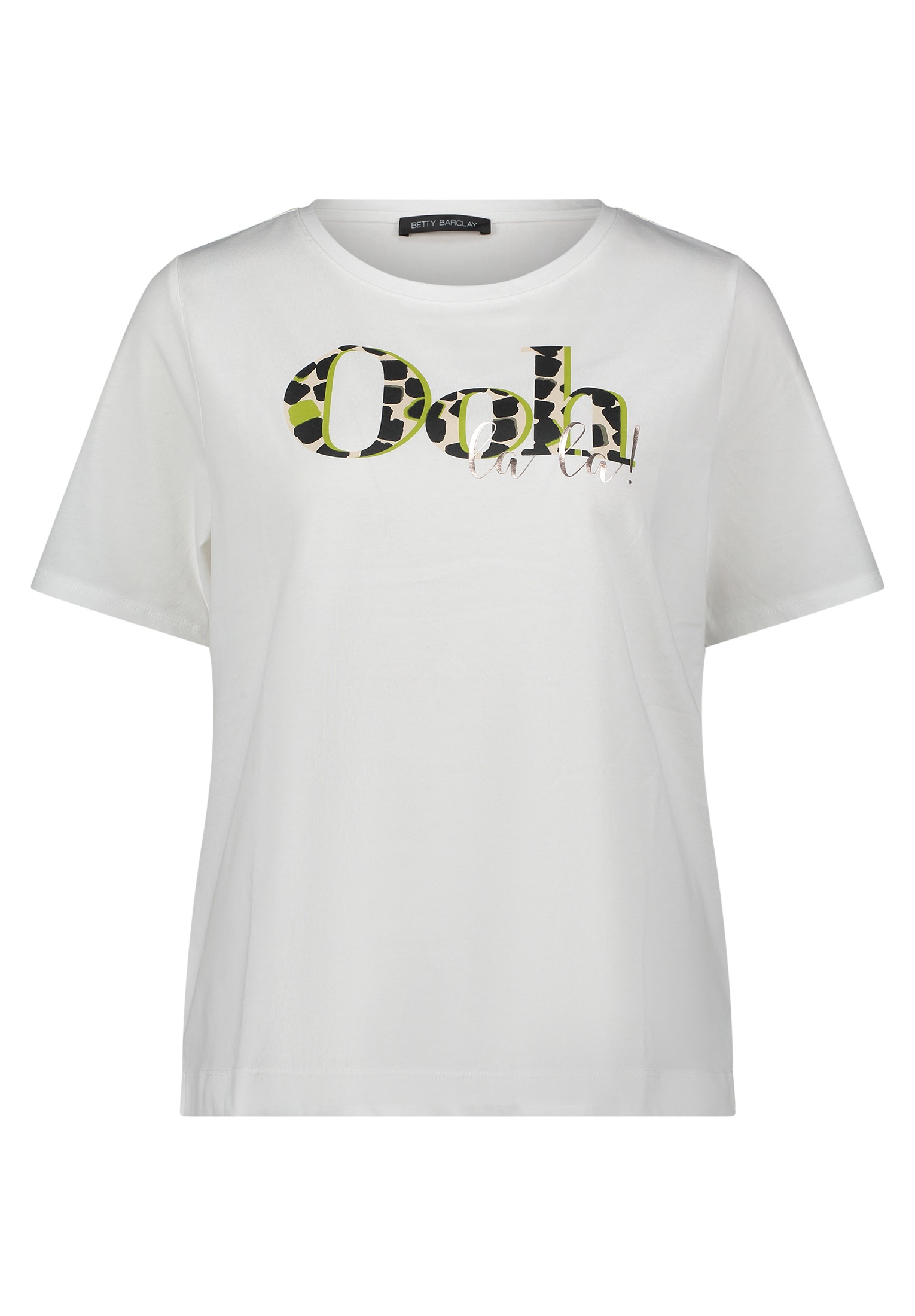 Betty Barclay Kurzarmshirt "Betty Barclay Damen Basic Shirt mit Placement", günstig online kaufen