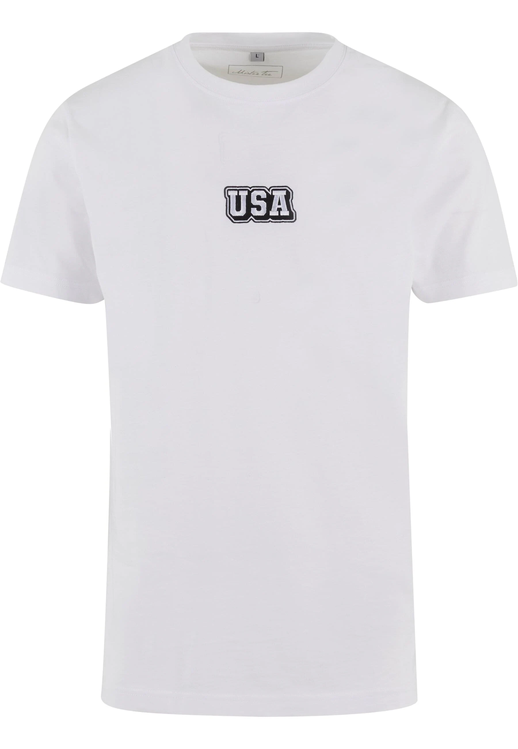 MisterTee T-Shirt "MisterTee USA College Wording Patch Tee" günstig online kaufen