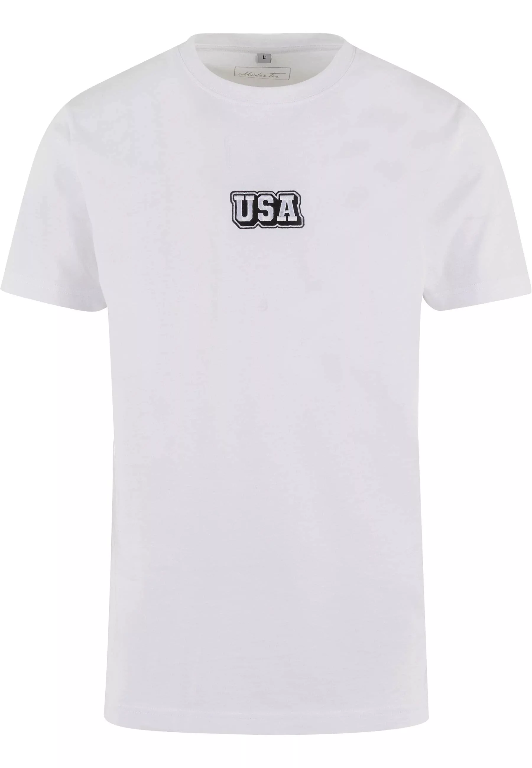 MisterTee T-Shirt "MisterTee USA College Wording Patch Tee" günstig online kaufen