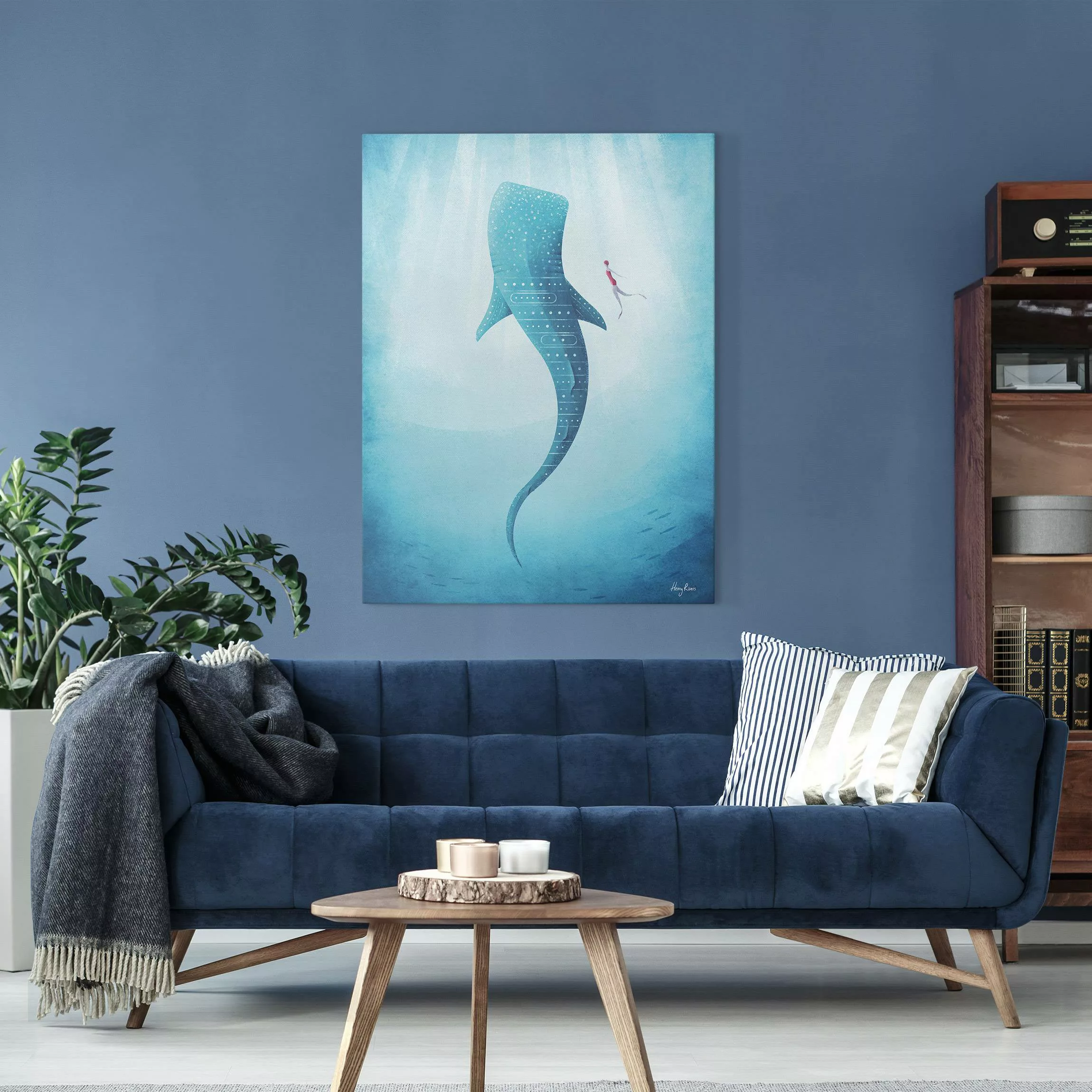 Leinwandbild Der Walhai günstig online kaufen