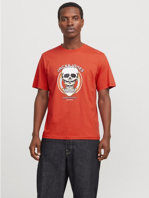 Jack & Jones T-Shirt JORANATOMY SKULL TEE SS CREW NECK LN günstig online kaufen