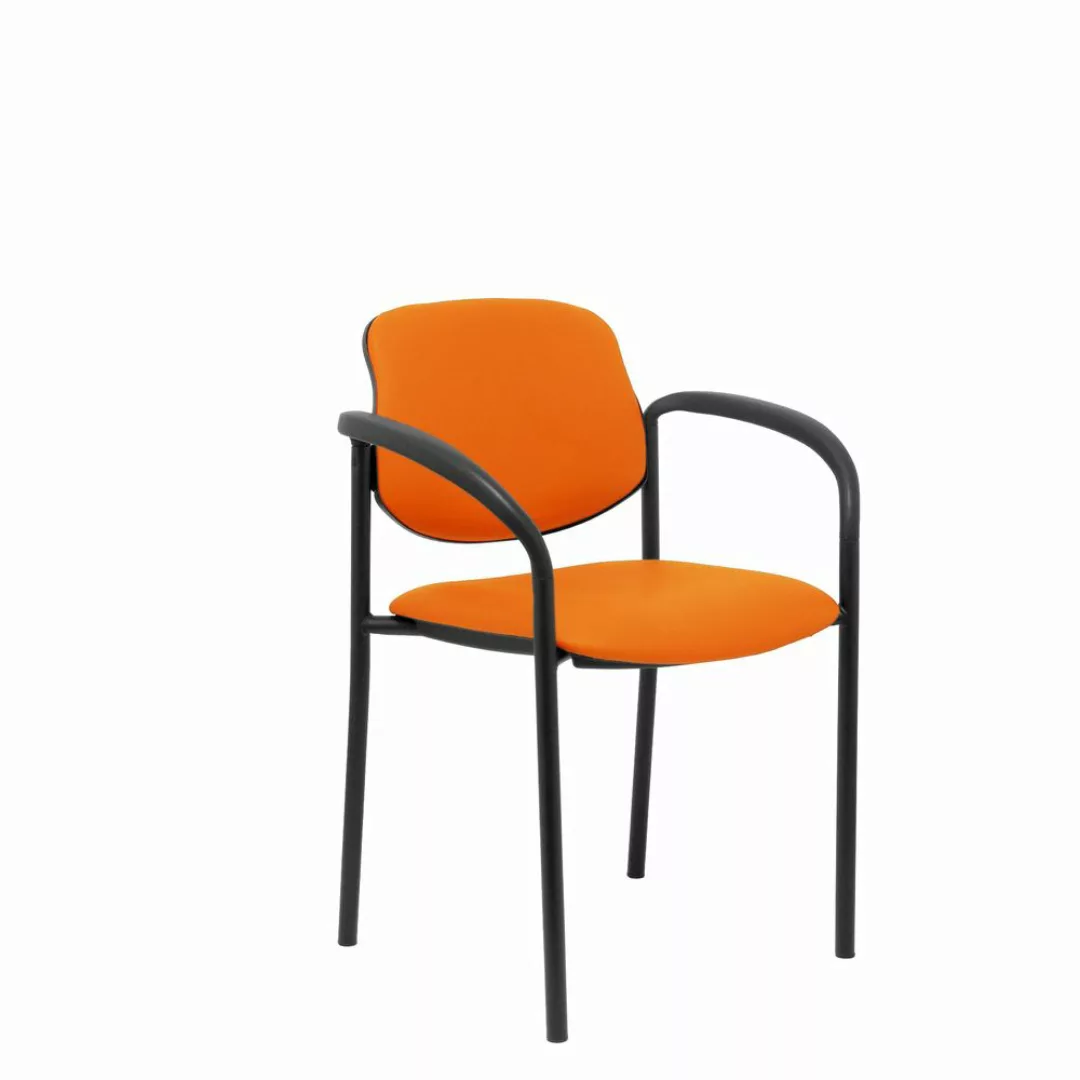 Empfangsstuhl Villalgordo Royal Fern Nspnacb Kunstleder Orange günstig online kaufen