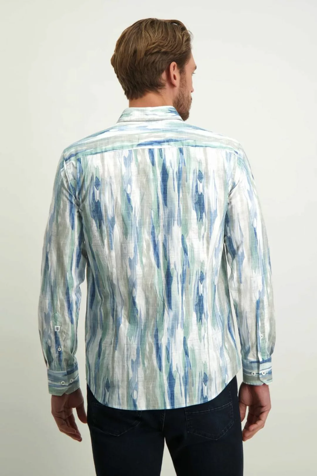 State Of Art Shirt Druck Blau - Größe M günstig online kaufen