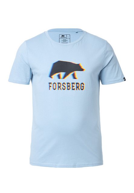 FORSBERG T-Shirt mit schwarzem Anaglyph-Logo günstig online kaufen