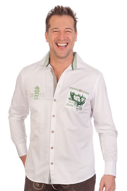 orbis Trachtenhemd Trachtenhemd - H1645 - weiß günstig online kaufen