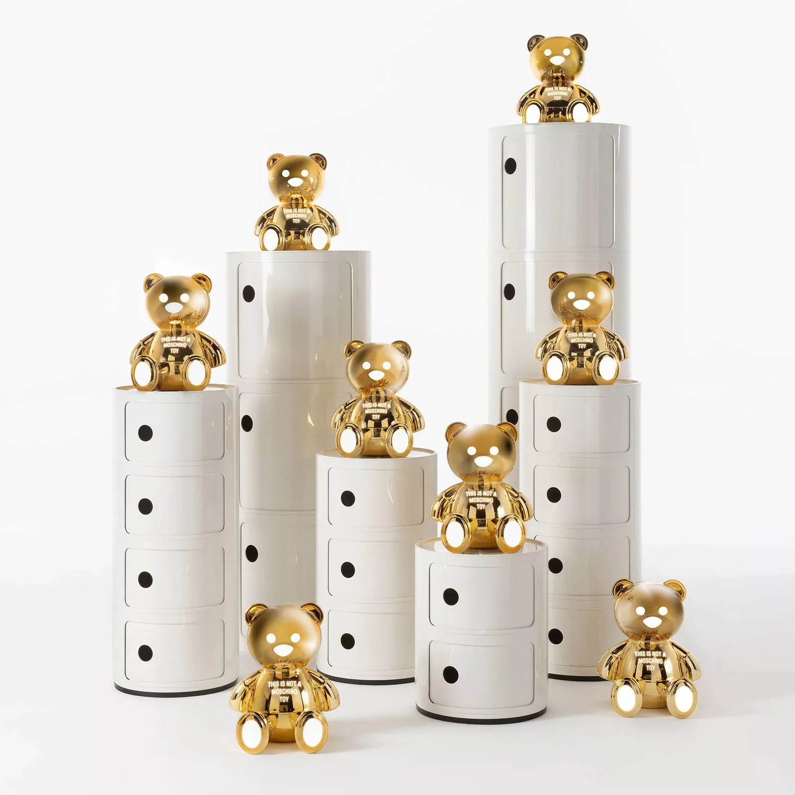 Kartell Toy LED-Tischleuchte, gold günstig online kaufen