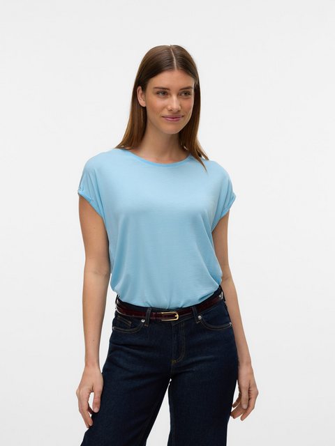 Vero Moda Rundhalsshirt VMAVA PLAIN SS TOP GAJRS NOOS günstig online kaufen