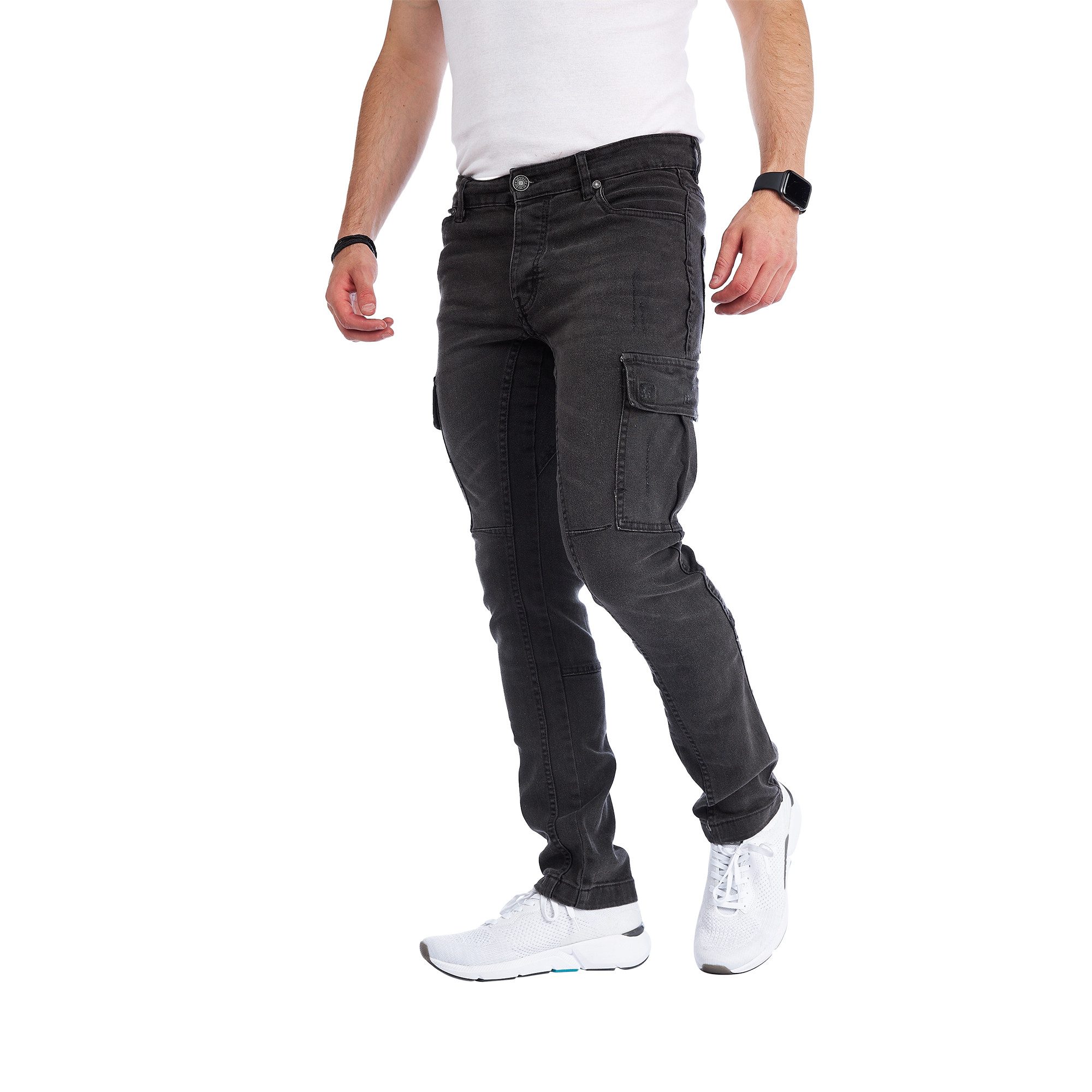 Styleko Chinohose 8004 Styleko Cargohose Herren günstig online kaufen