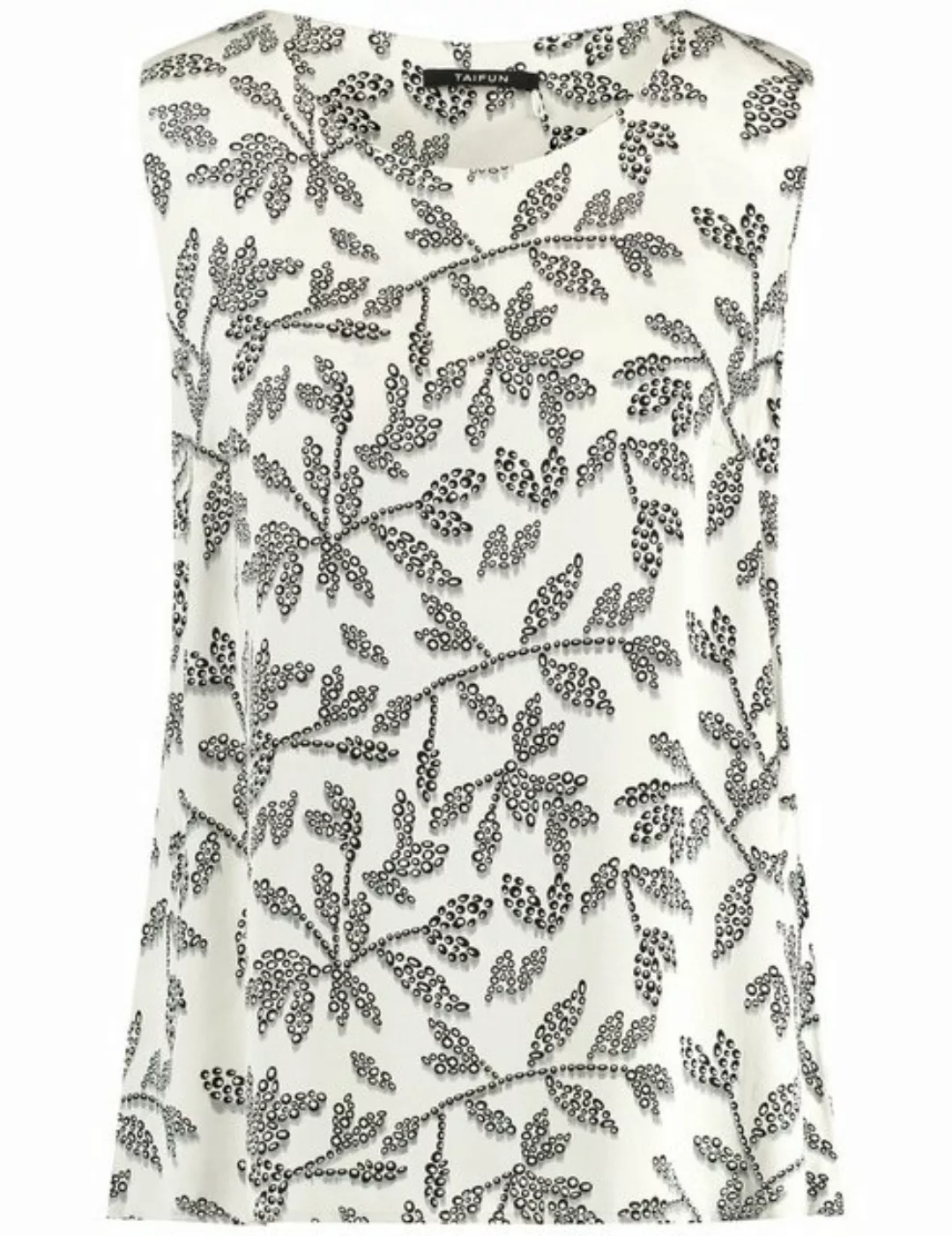 Taifun Blusentop Ärmellose Bluse mit Floral-Print günstig online kaufen