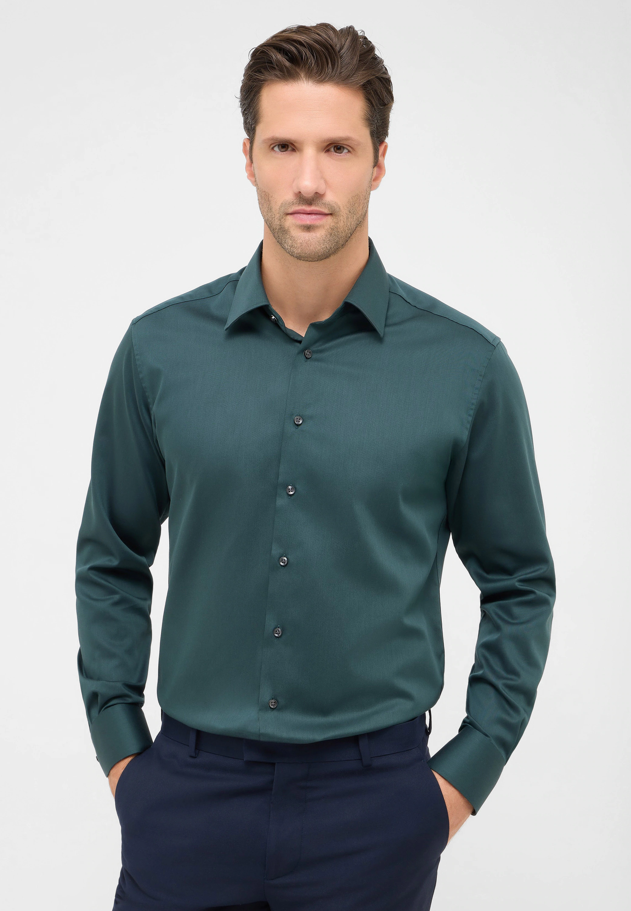 Eterna Langarmhemd "MODERN FIT", NON IRON (bügelfrei) günstig online kaufen