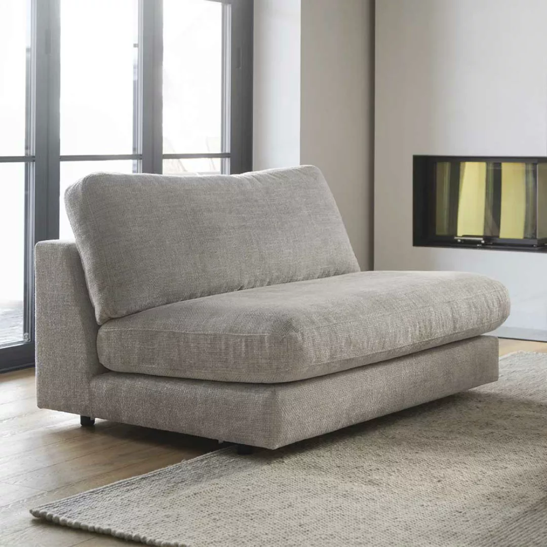 Kleines Sofa hellgrau 112 cm breit - 103 cm tief 69 cm Sitztiefe günstig online kaufen