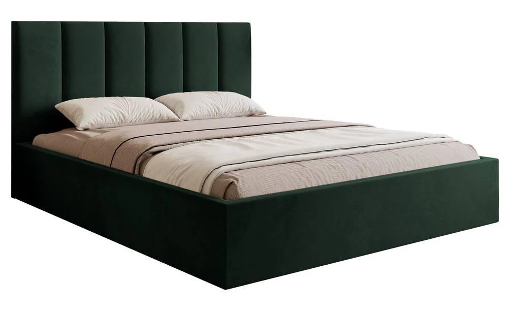 NADUVI Collection | Bettgestell Carolina mit Staufach Samt 180x200 günstig online kaufen