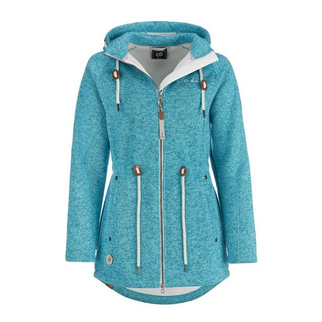 Dry Fashion Wollmantel Damen Fleece-Mantel St. Peter-Ording - Wärmende Flee günstig online kaufen