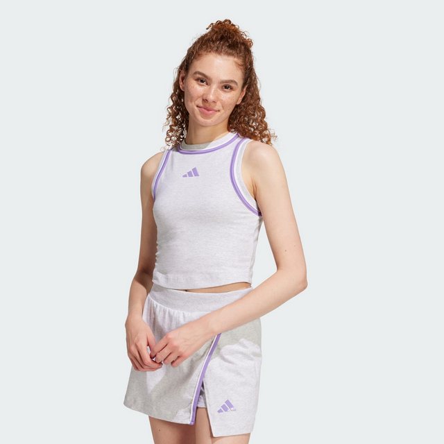 adidas Sportswear Tanktop ESSENTIALS COLOR-POP COTTON CROP-TOP günstig online kaufen