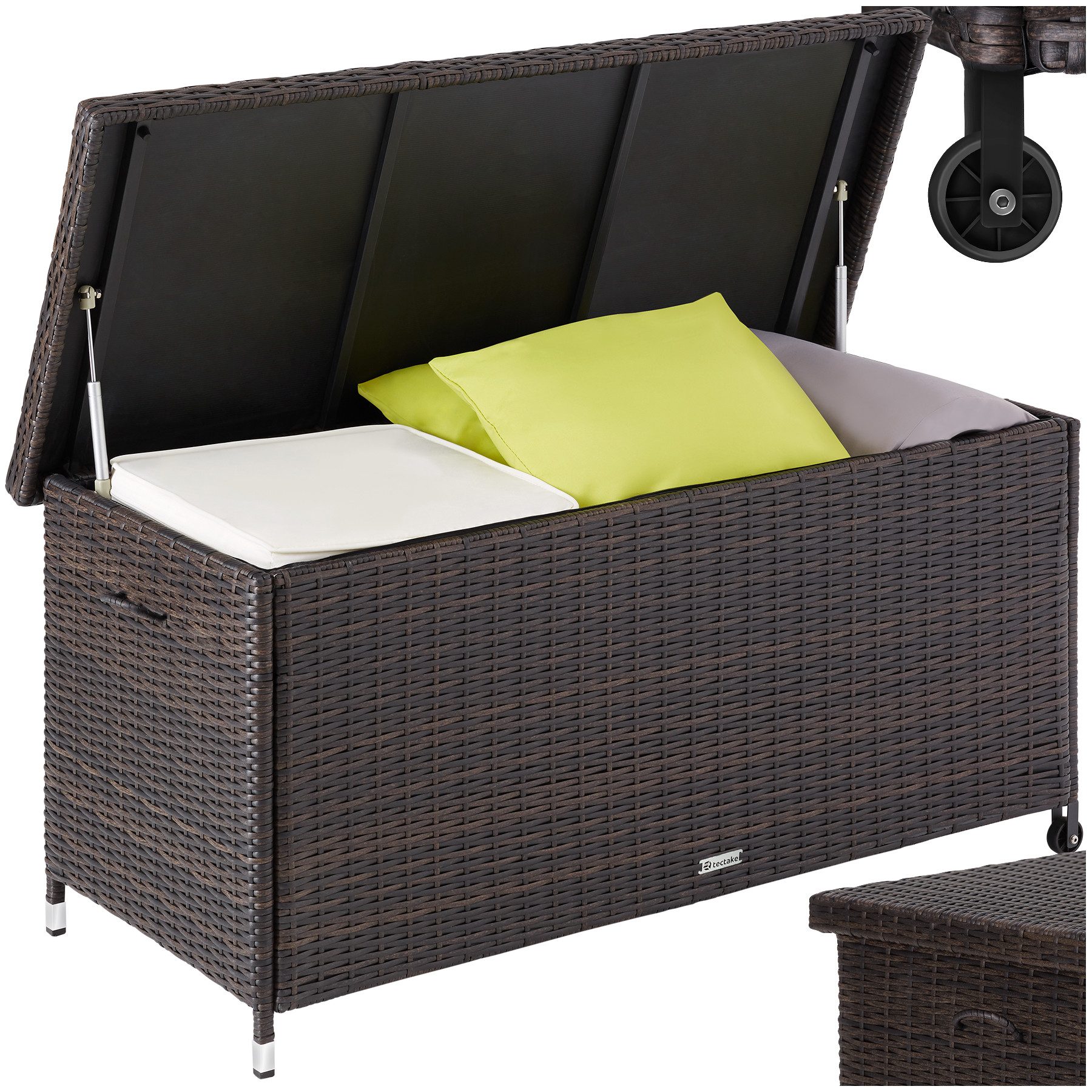 tectake Gartenbox Auflagenbox (1 St., Volumen: günstig online kaufen