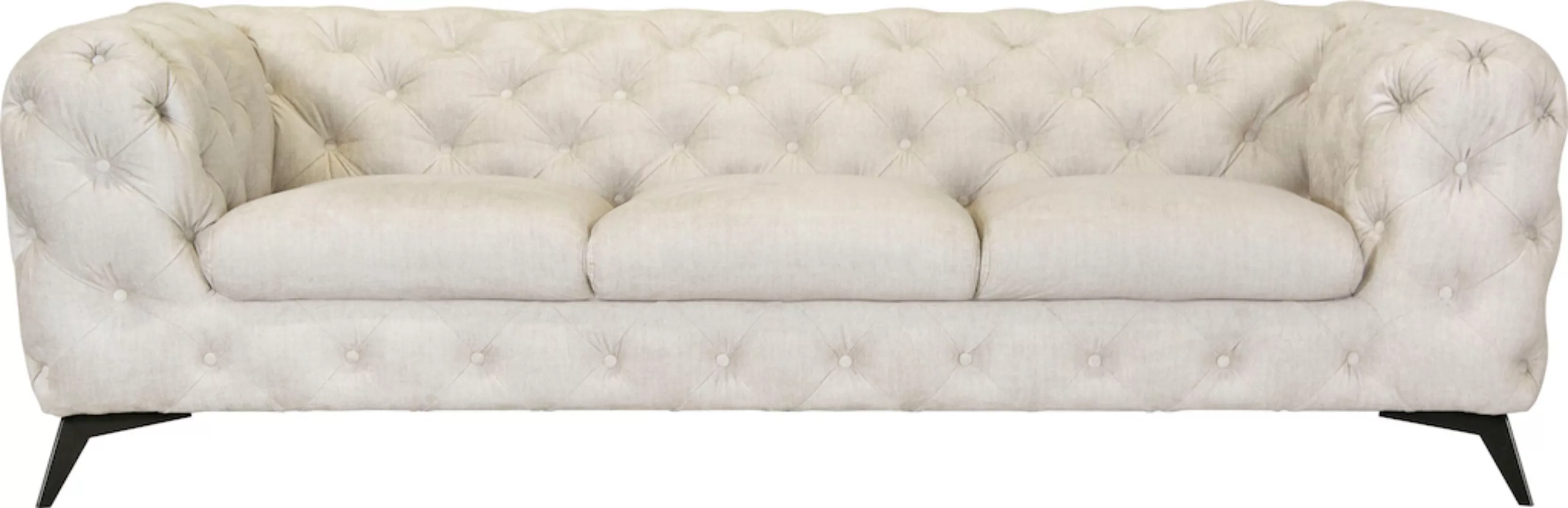 Leonique Chesterfield-Sofa "Glynis", aufwändige Knopfheftung, moderne Chest günstig online kaufen