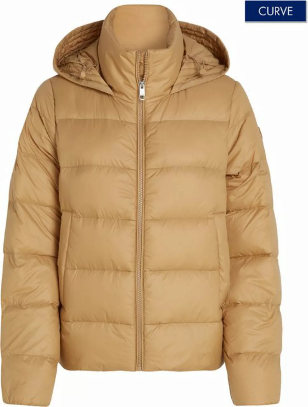 Tommy Hilfiger Curve Steppjacke CRV CASUAL LW DOWN HOOD JACKET in Großen Gr günstig online kaufen