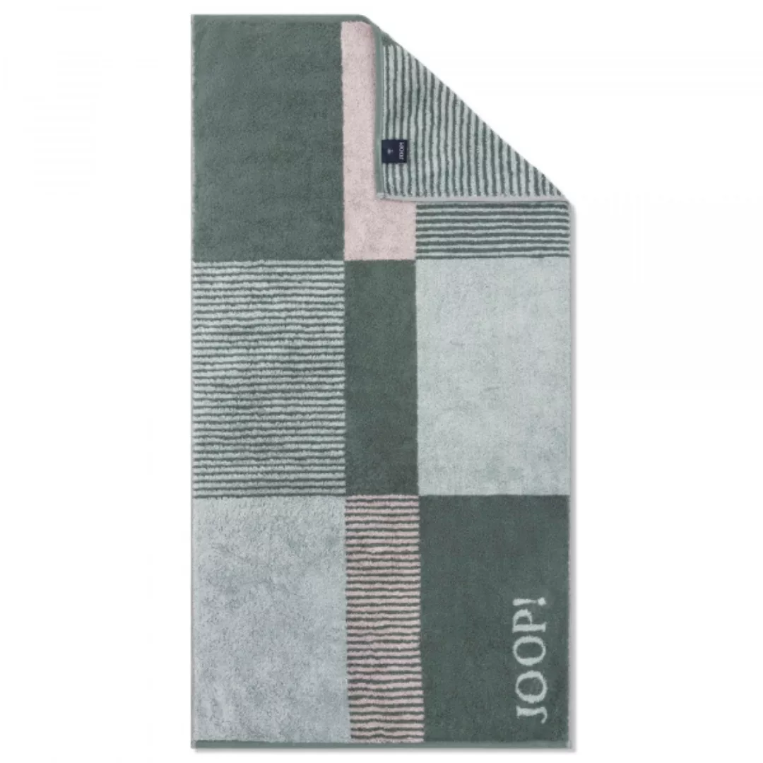 JOOP! Handtücher Divided Squares 1705 - Farbe: Salbei - 44 - Handtuch 50x10 günstig online kaufen