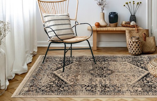 Kayoom Teppich »Charu 400«, rechteckig, 3,5 mm Höhe günstig online kaufen