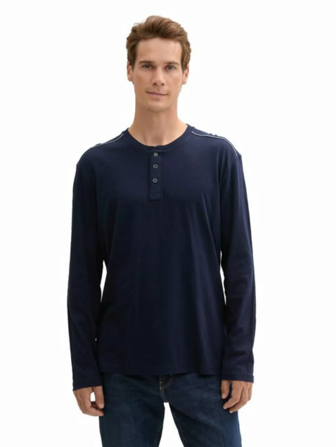 TOM TAILOR Henleyshirt mit Henley Ausschnitt günstig online kaufen