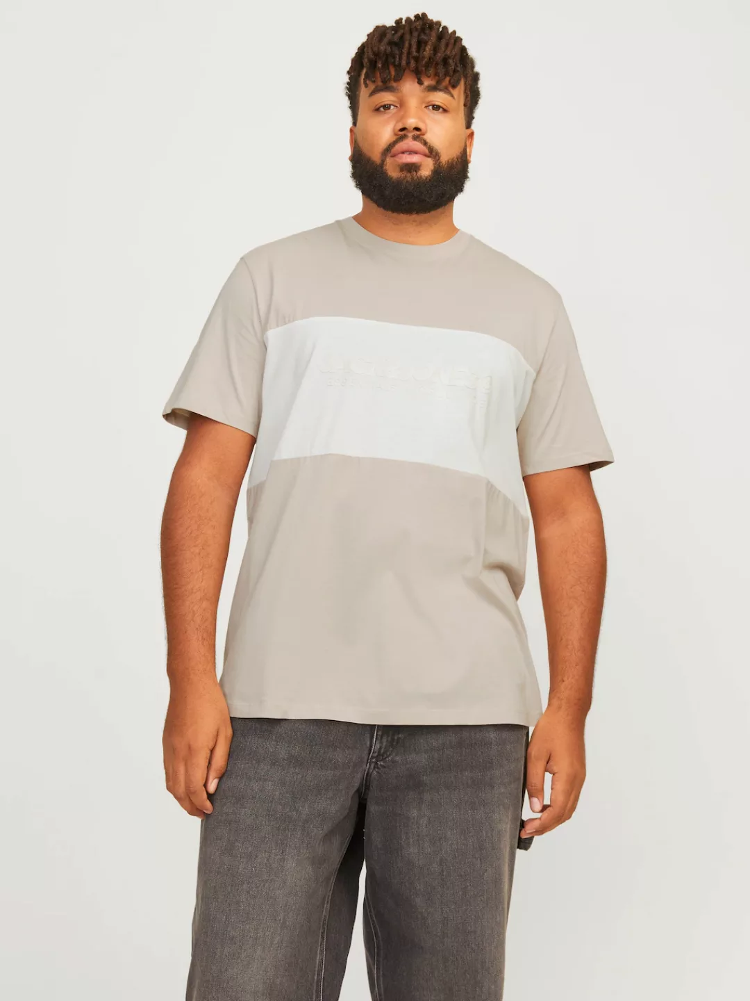 Jack & Jones PlusSize T-Shirt JJELEGACY BLOCKING TEE SS O-NECK NOO PLS günstig online kaufen