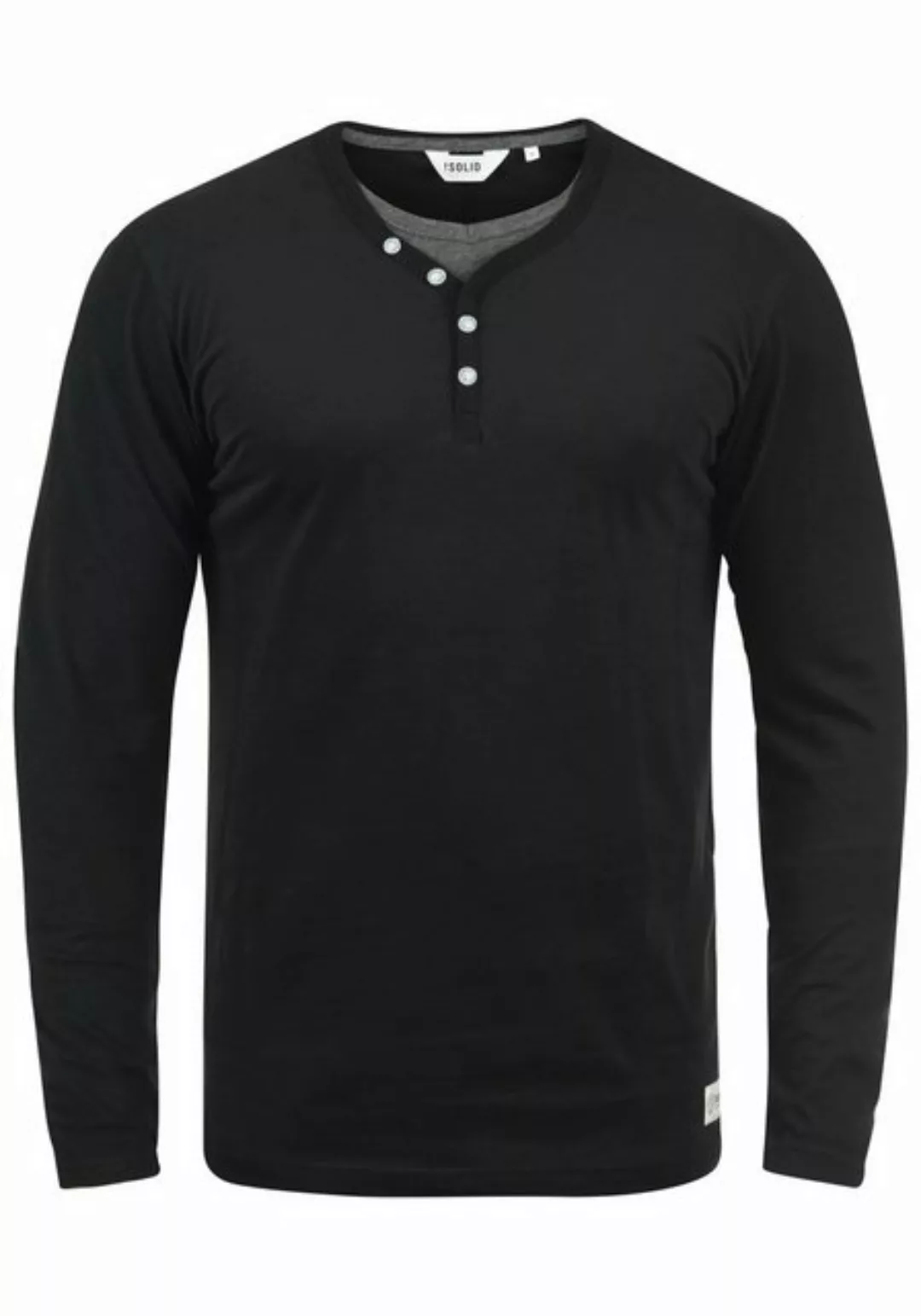 !Solid Langarmshirt SDDoriano Longsleeve im Double-Layer Look günstig online kaufen