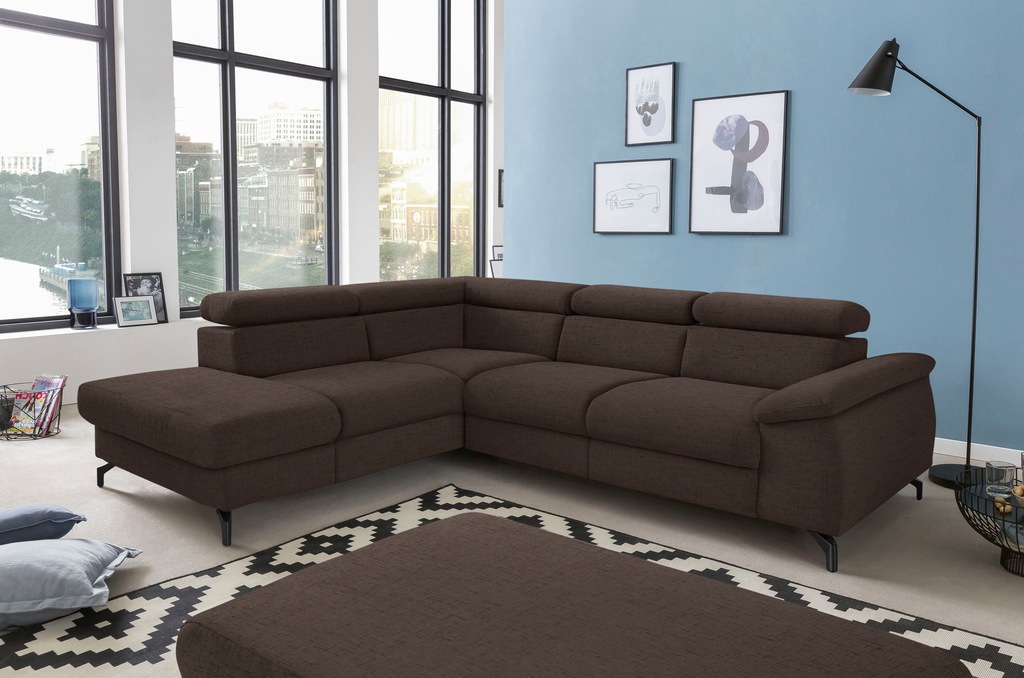 COTTA Ecksofa "Komaris L-Form", mit Kopfteilverstellung, wahlweise mit Bett günstig online kaufen