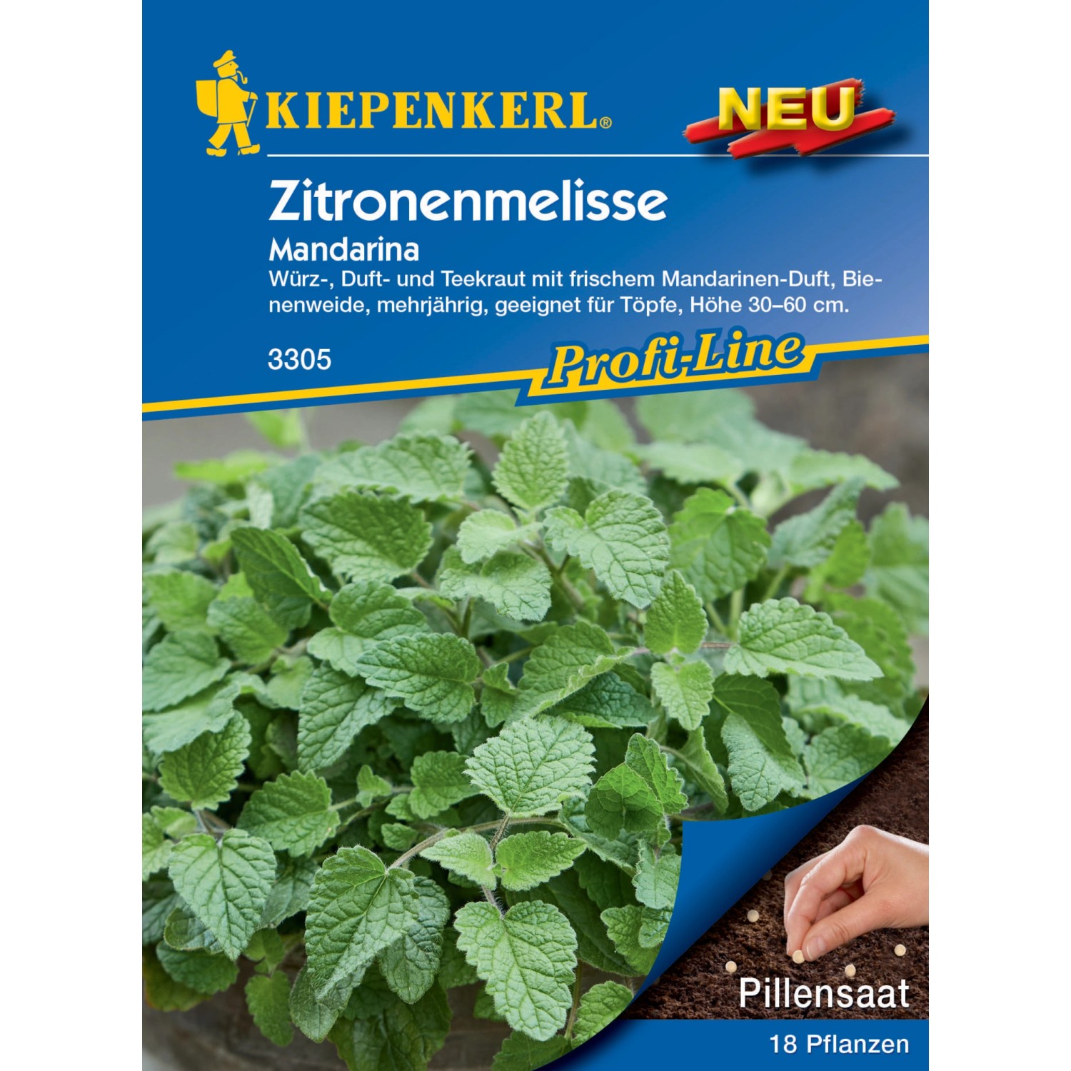 Kiepenkerl Profi-Line Zitronenmelisse Mandarina Pillensaat günstig online kaufen