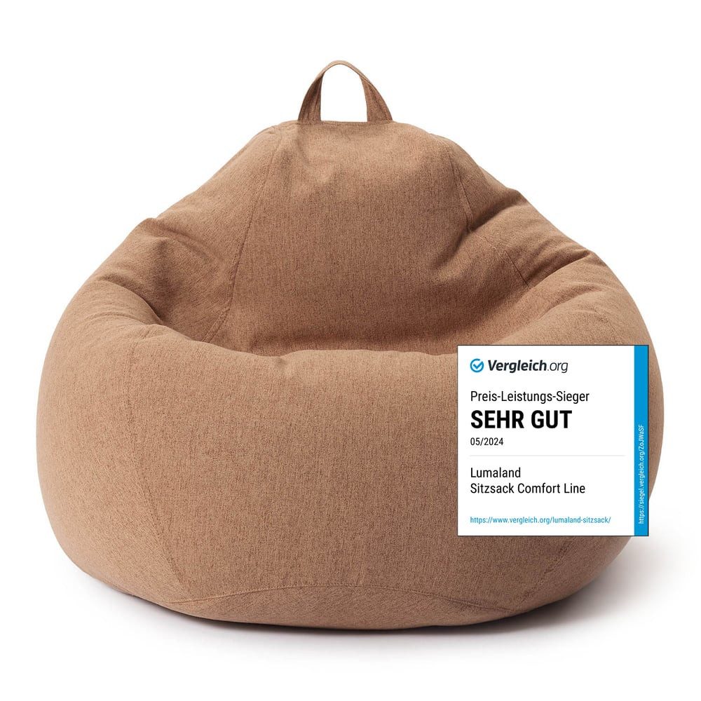 Lumaland Sitzsack Comfort Line XXL 100x120x50cm günstig online kaufen
