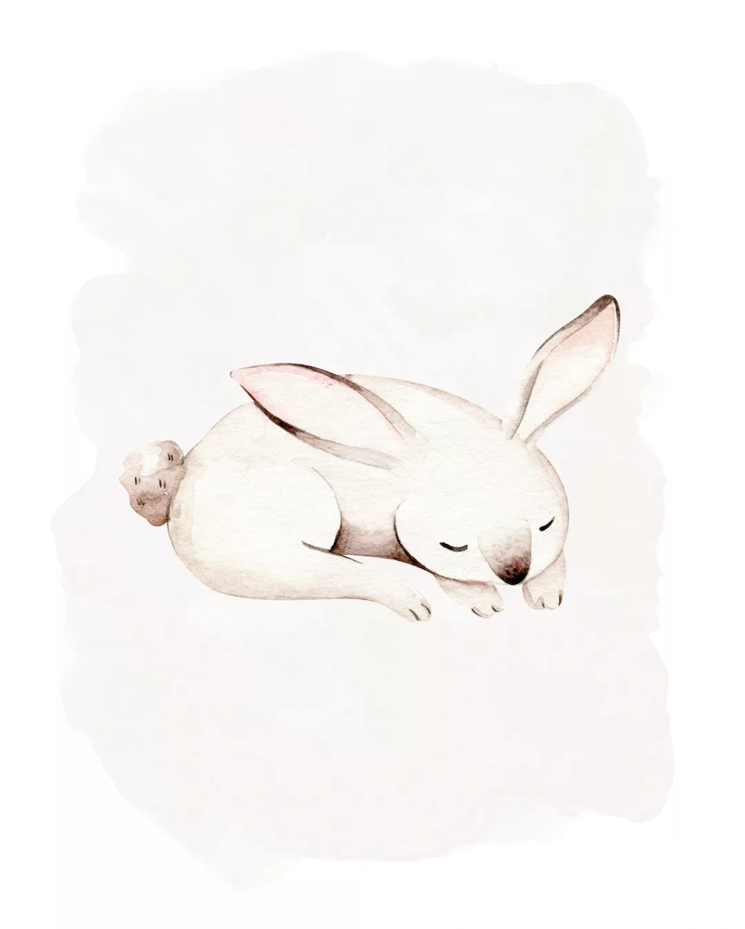 Komar Poster "Sleepy Bunny", (1 St.), Kinderzimmer, Schlafzimmer, Wohnzimme günstig online kaufen