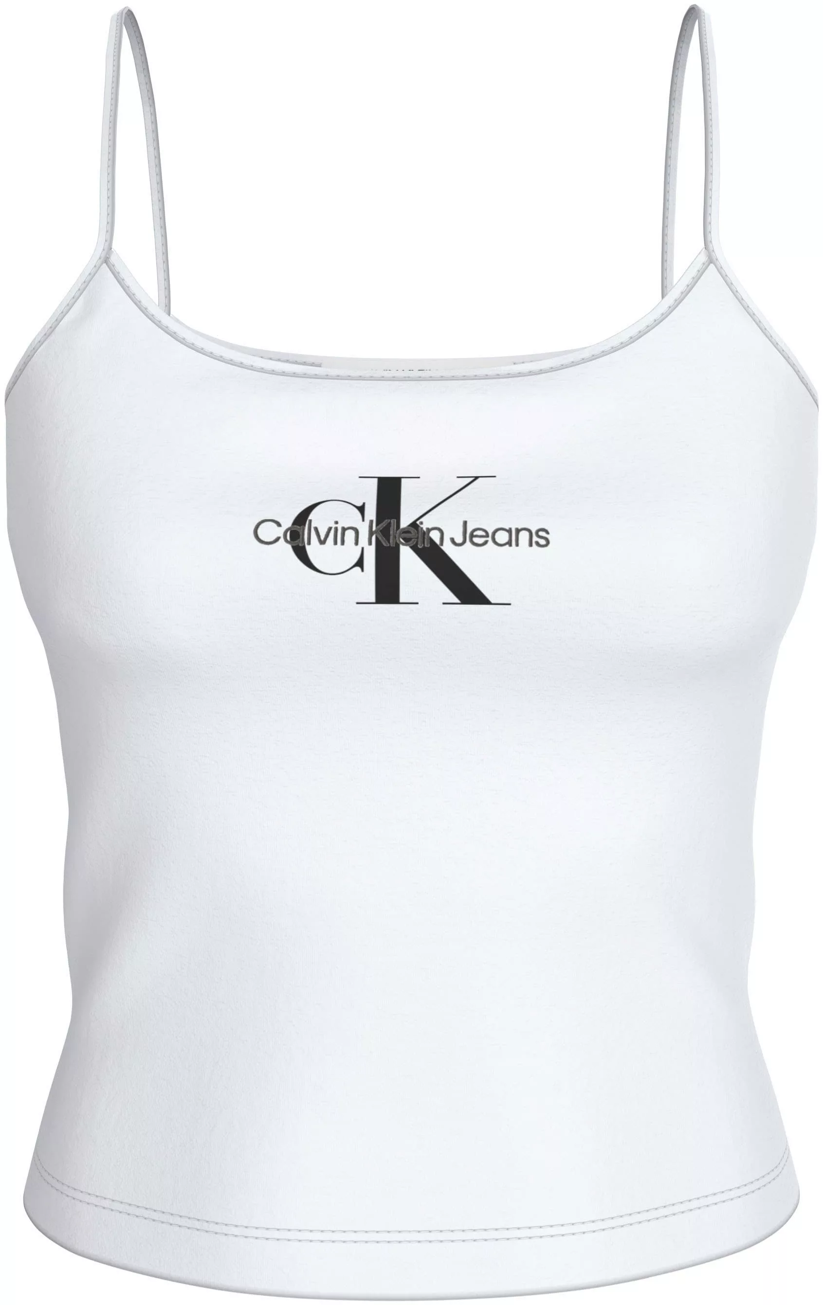 Calvin Klein Jeans T-Shirt MONOLOGO STRAPPY TANK TOP mit Logomarkenpatch günstig online kaufen