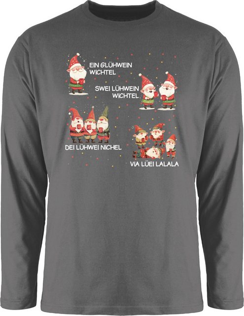 Shirtracer Rundhalsshirt Ein Glühwein Swei Glühwein, Wichtel, Ein Glühwein günstig online kaufen