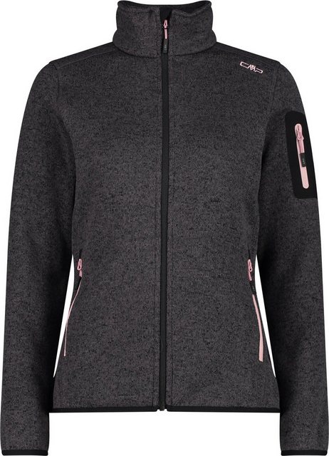 CMP Strickfleecejacke WOMAN JACKET NERO-ROSE günstig online kaufen