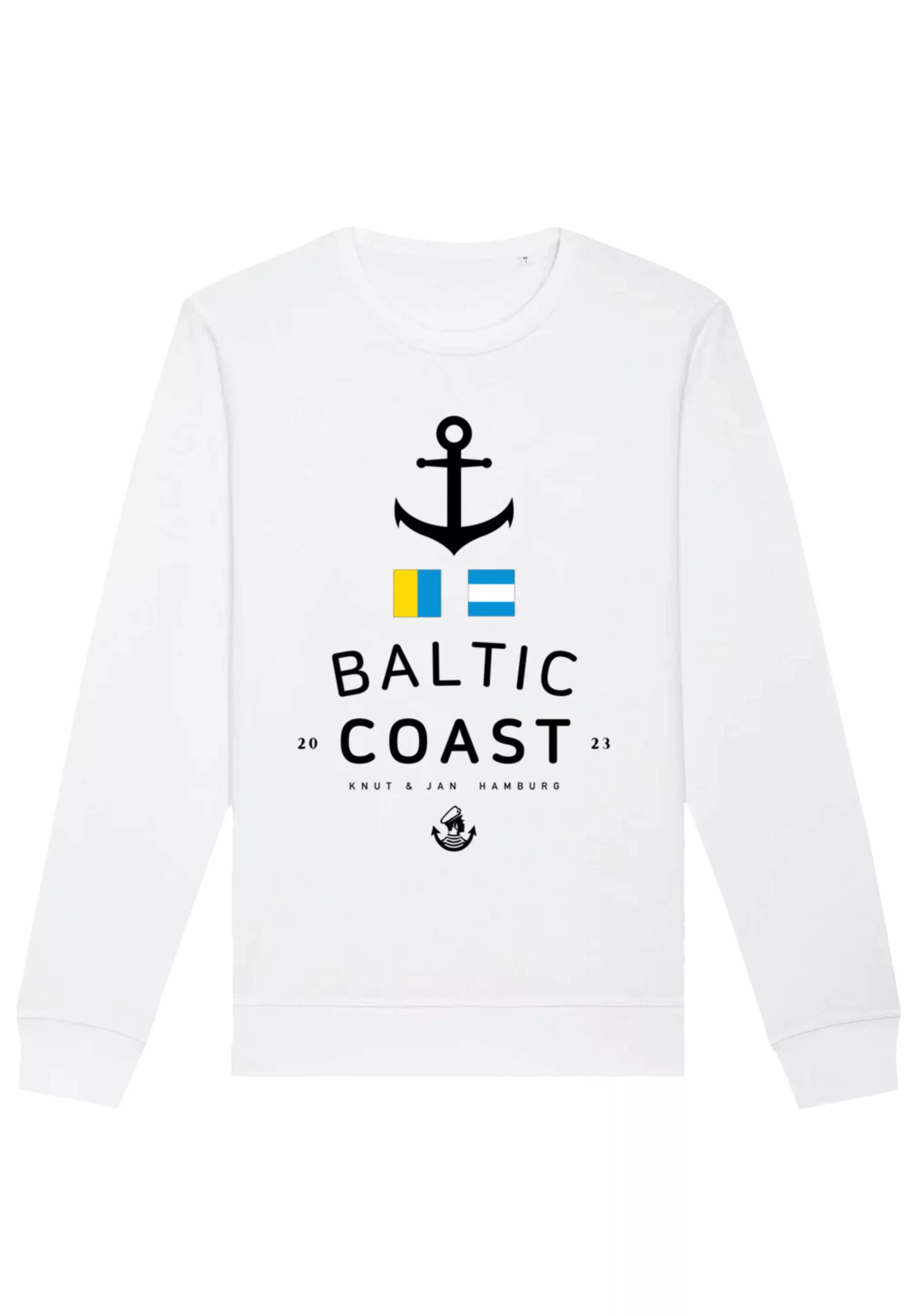 F4NT4STIC Sweatshirt "Ostsee Flaggen Knut & Jan Hamburg", Premium Qualität günstig online kaufen