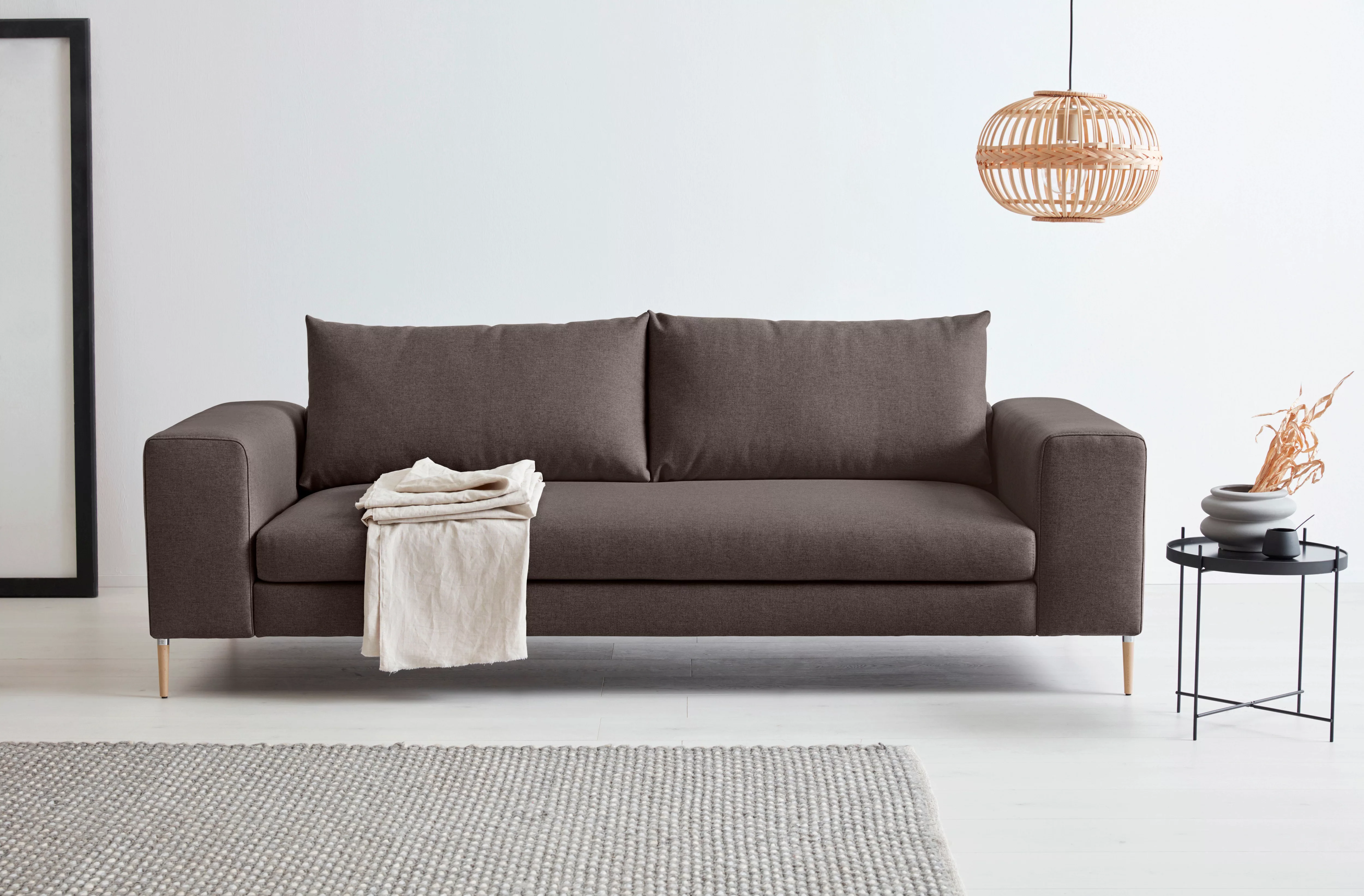 OTTO products 3-Sitzer "Finnja, softer, legerer Sitzkomfort, hoher Fuß, beq günstig online kaufen