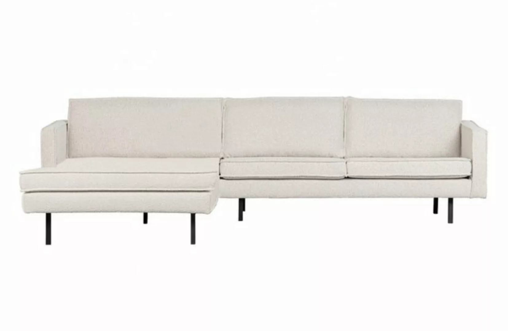 BePureHome Ecksofa Chaiselongue Rodeo aus Boucle-Stoff Links günstig online kaufen