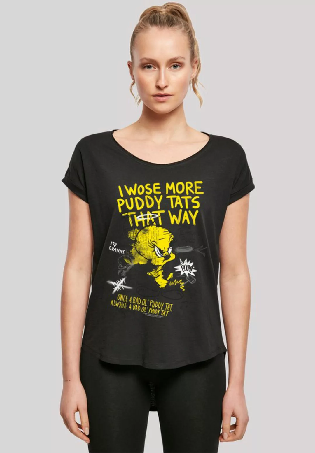 F4NT4STIC T-Shirt Looney Tunes Tweety Pie More Puddy Tats Print günstig online kaufen